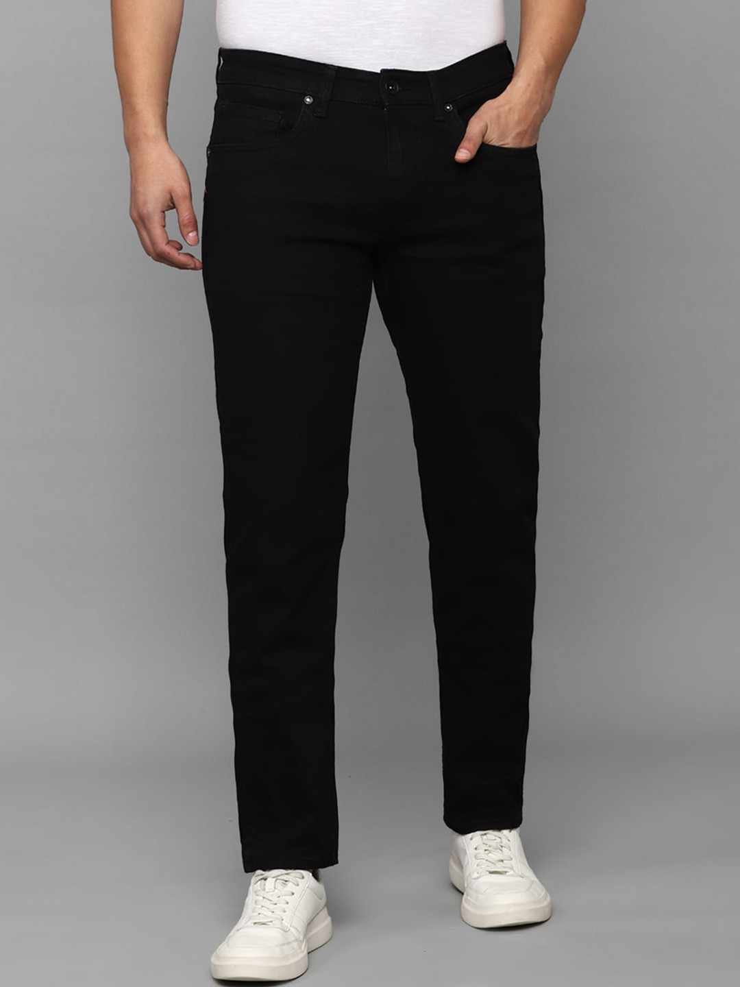 

Louis Philippe Jeans Men Slim Fit Cotton Jeans, Black