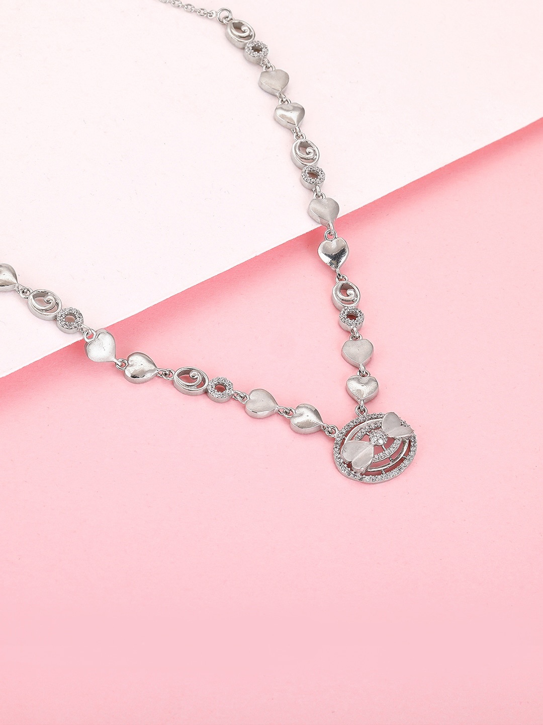 

GIVA Sterling Silver Rhodium-Plated Necklace