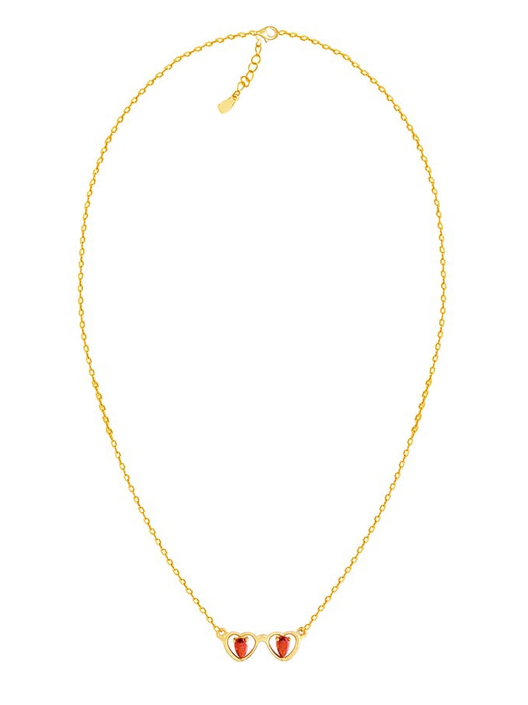 

GIVA Sterling Silver Gold-Plated Necklace
