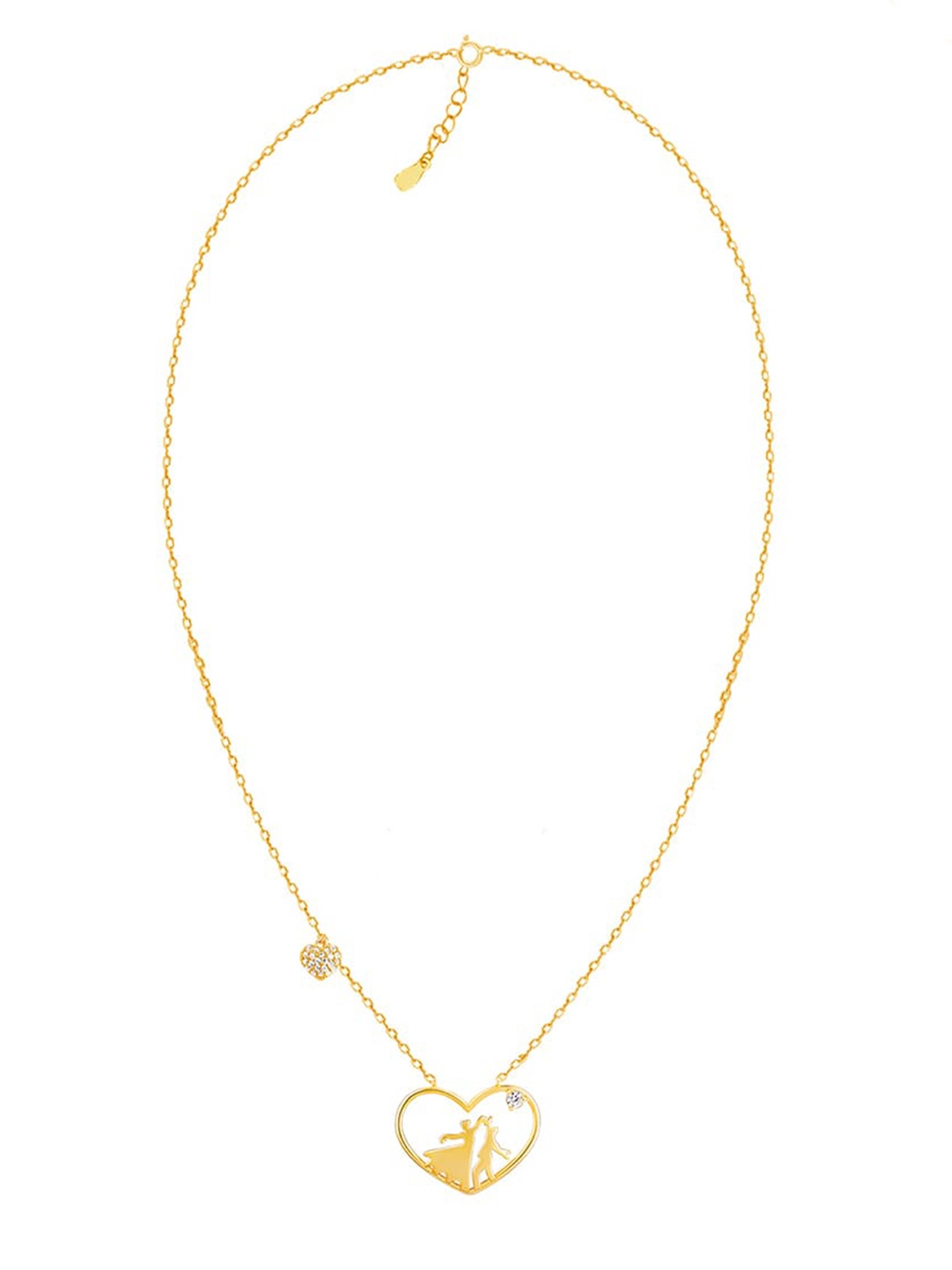

GIVA Sterling Silver Gold-Plated Necklace