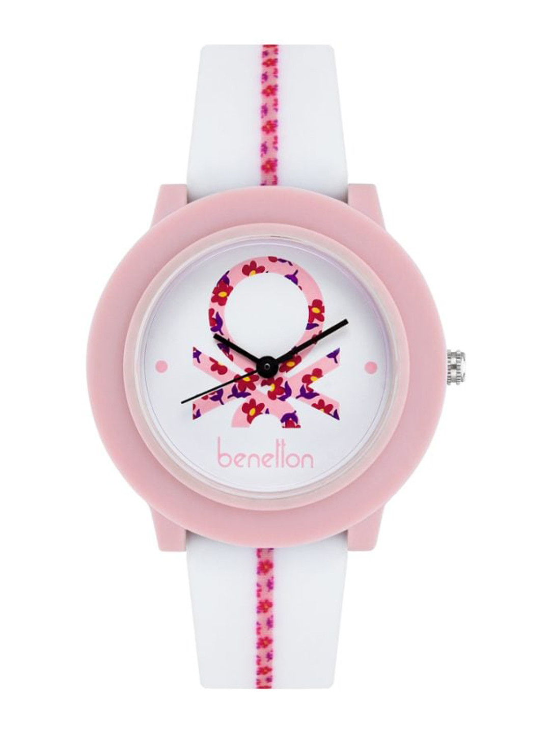 

United Colors of Benetton Women Printed Dial Analogue Watch UWUCL0405, White