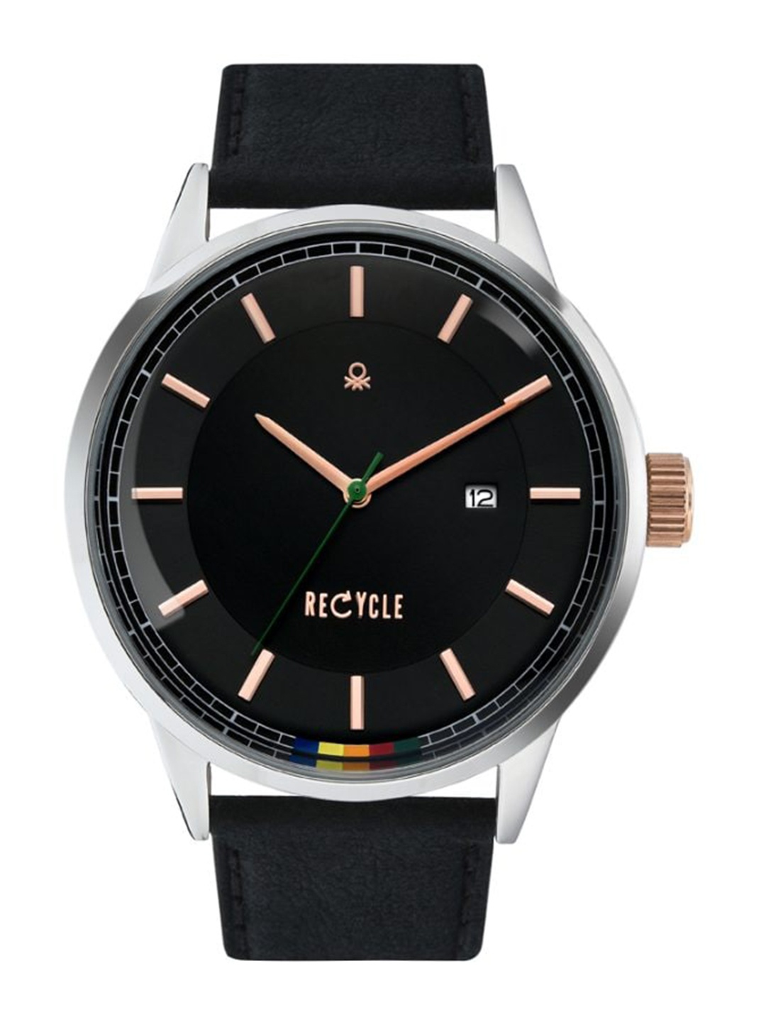 

United Colors of Benetton Men Dial & Straps Analogue Watch UWUCG0101, Black
