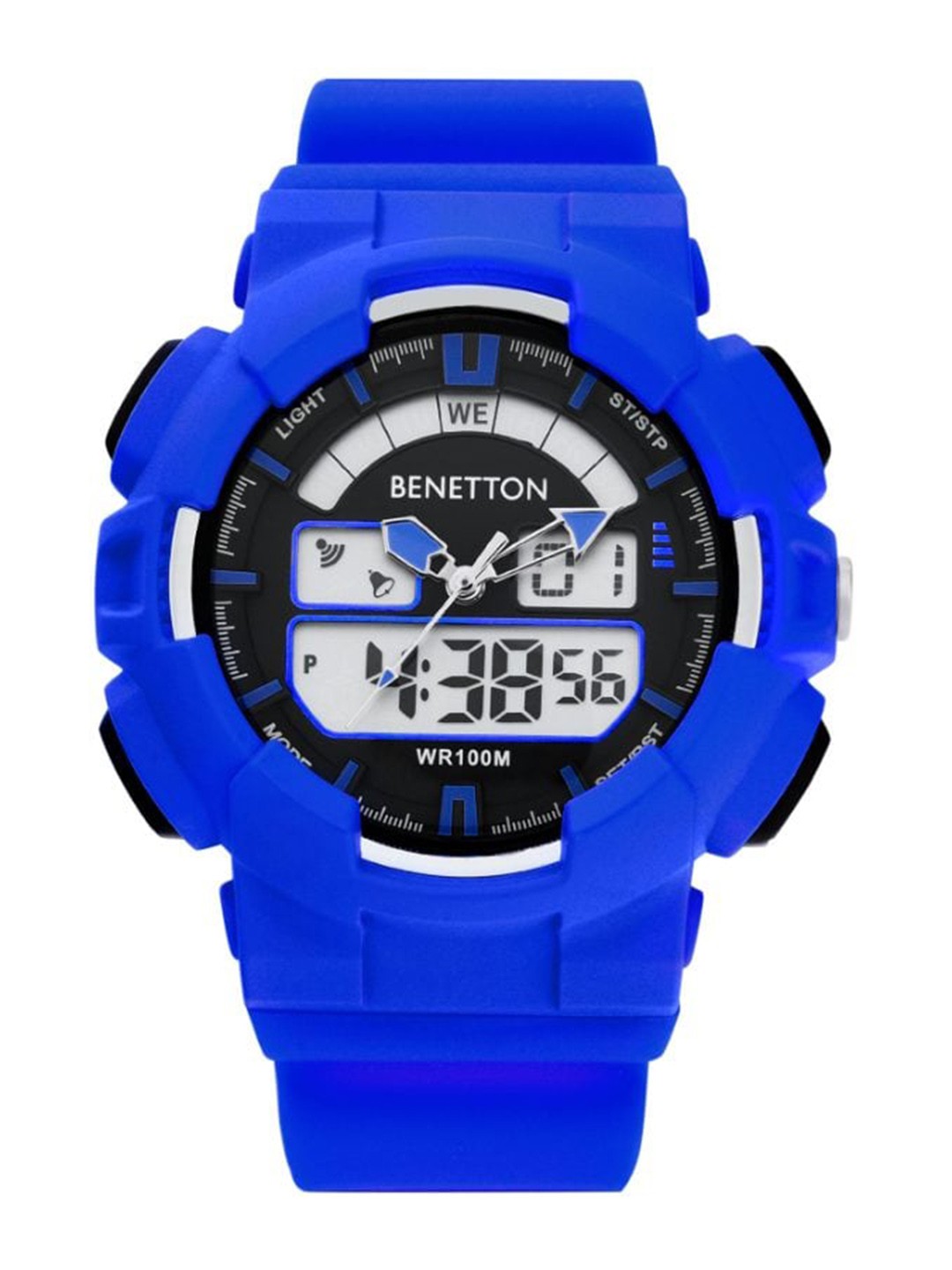 

United Colors of Benetton Dial & Straps Analogue & Digital Watch UWUCG0600, Grey