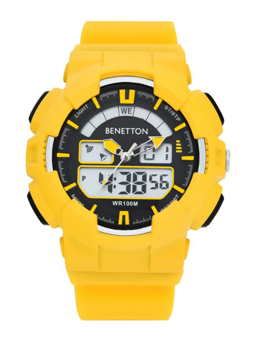 

United Colors of Benetton Dial & Straps Analogue & Digital Watch UWUCG0602, Grey