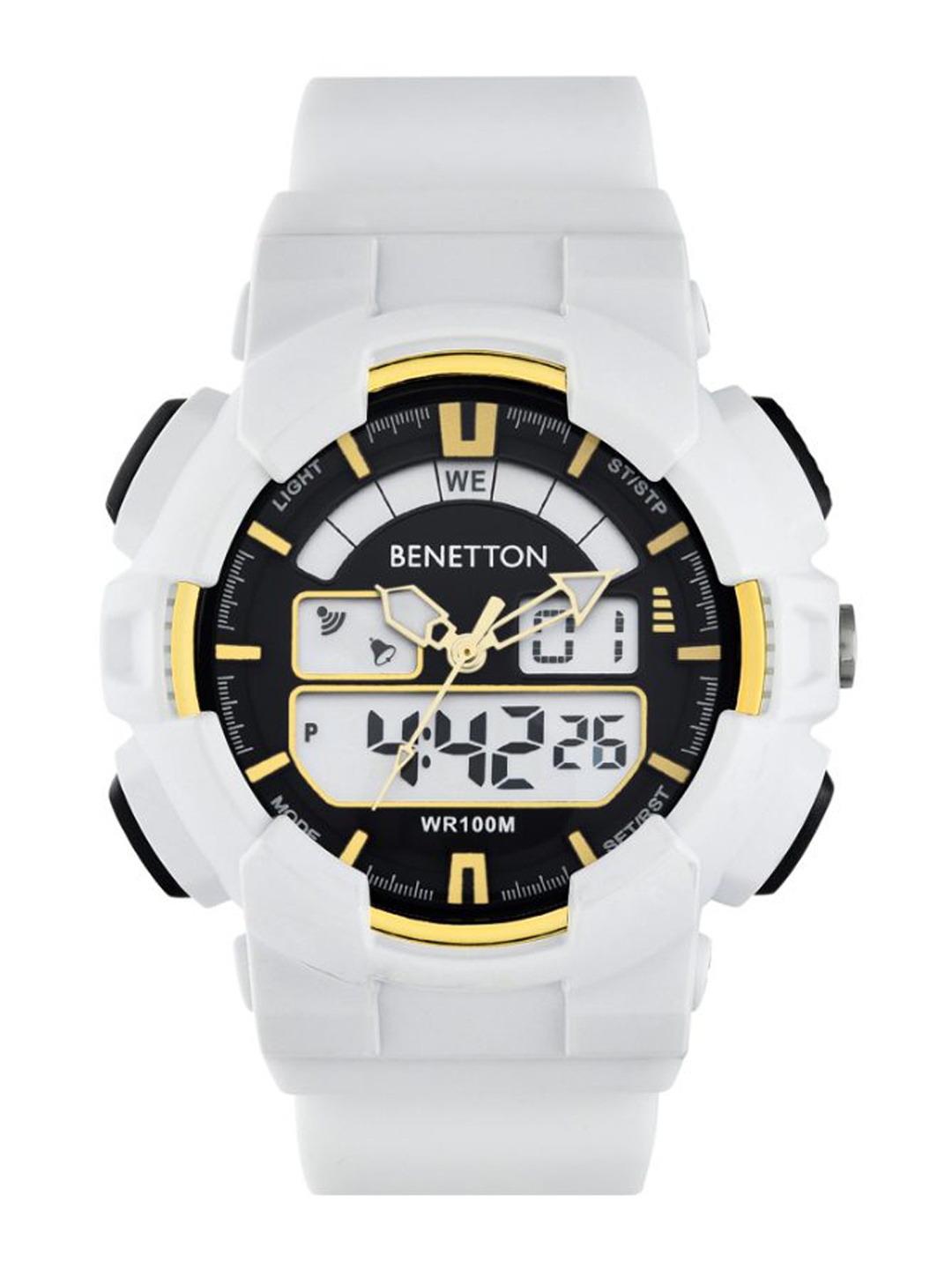 

United Colors of Benetton Dial & Straps Analogue and Digital Watch UWUCG0604, White