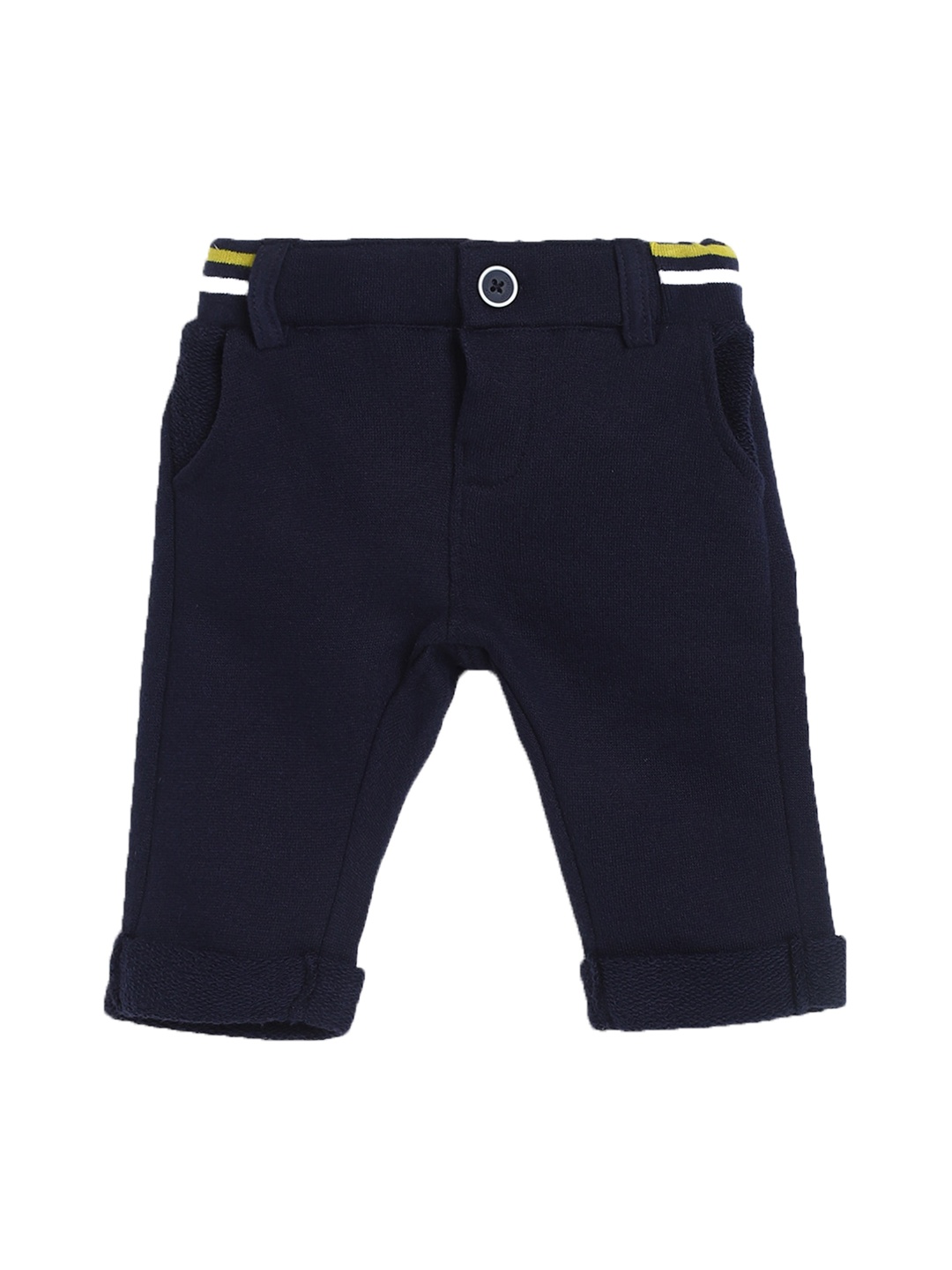 

Chicco Boys Cotton Mid-Rise Relaxed Trousers, Navy blue