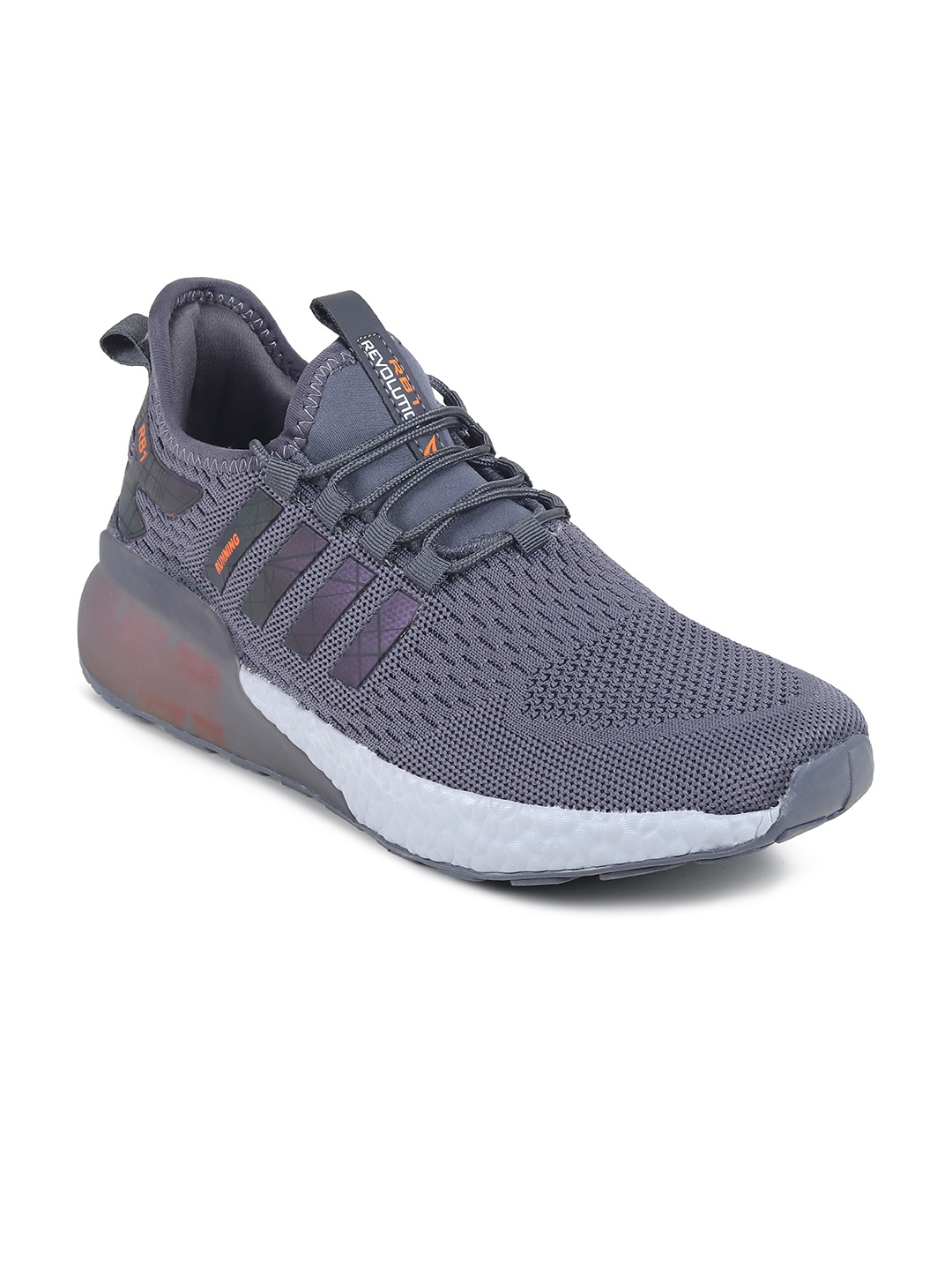 

CASSIEY Men Mesh Running Sports Shoes, Grey