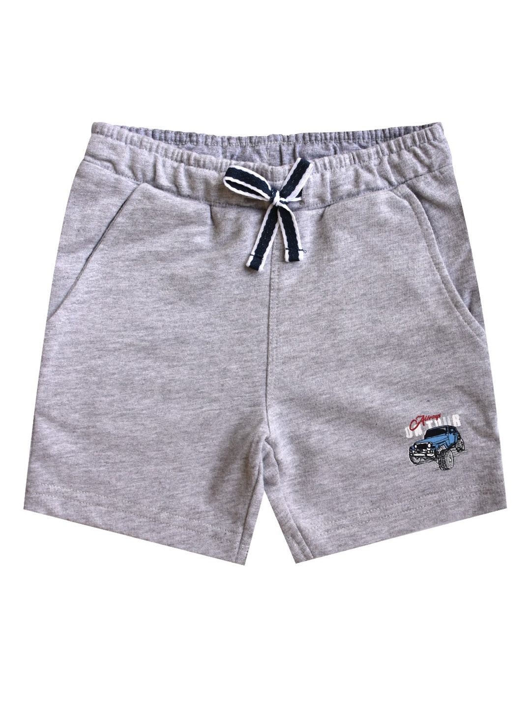 

milou Boys Regular-Fit Cotton Shorts, Grey