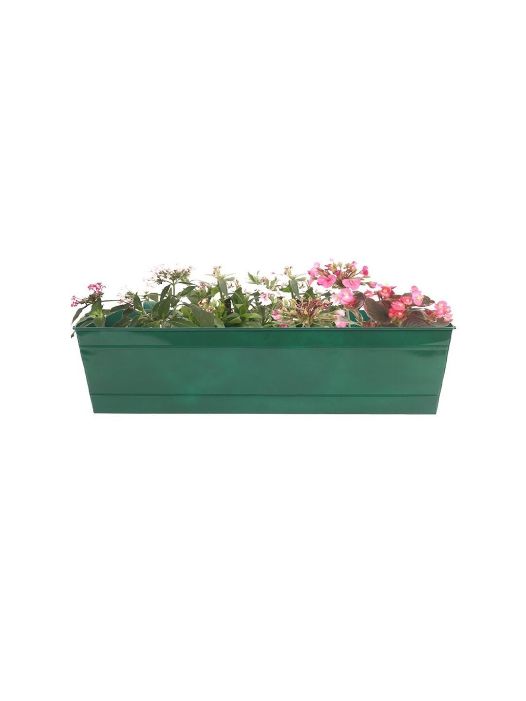 

TRUSTBASKET Green Railing Hanging Metal Planter