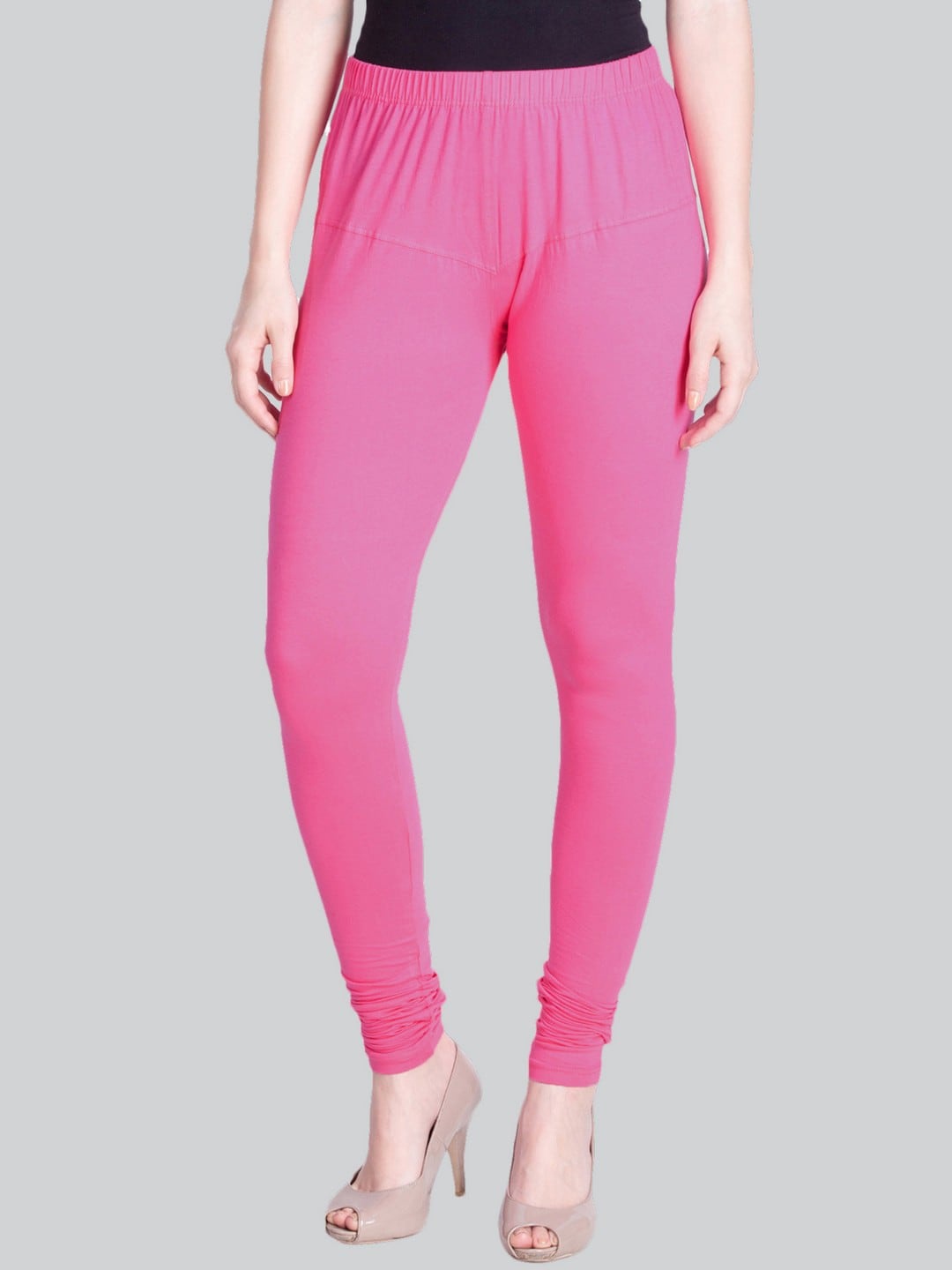 

LYRA Bio-Wash Churidar-Length Leggings, Pink