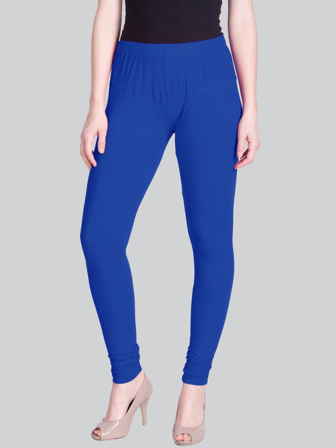 

LYRA Bio-Wash Churidar-Length Leggings, Blue