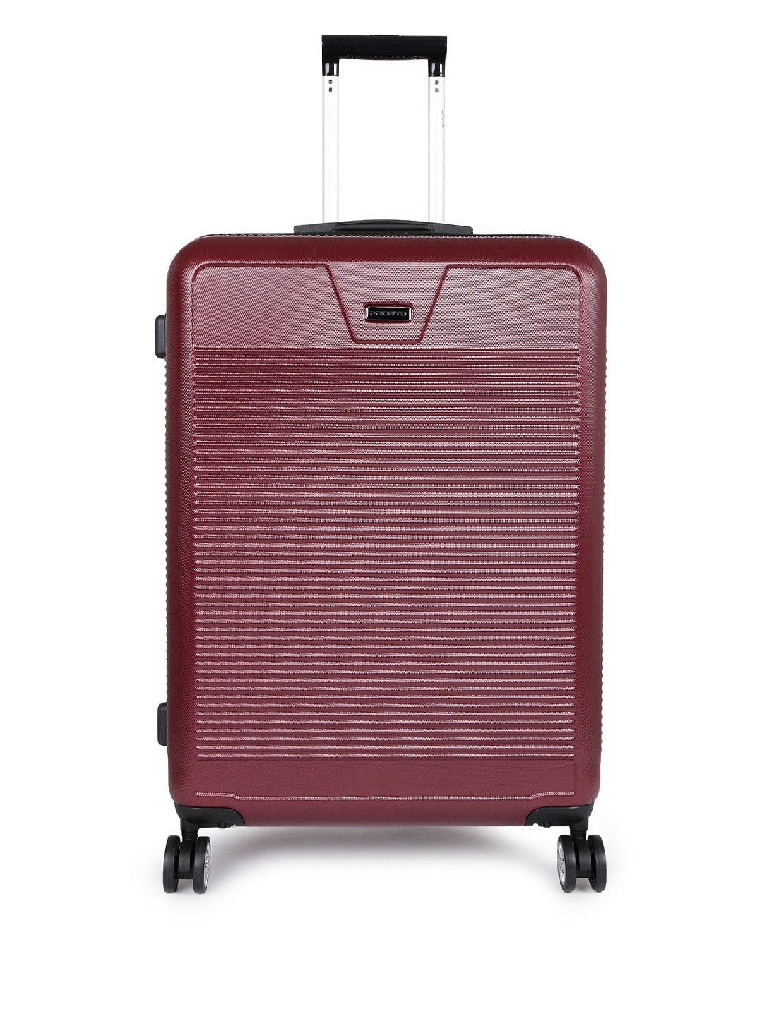 

Pronto Unisex Maroon Textured VECTRA PLUS 4 W Large Spinner 78 Trolley Suitcase