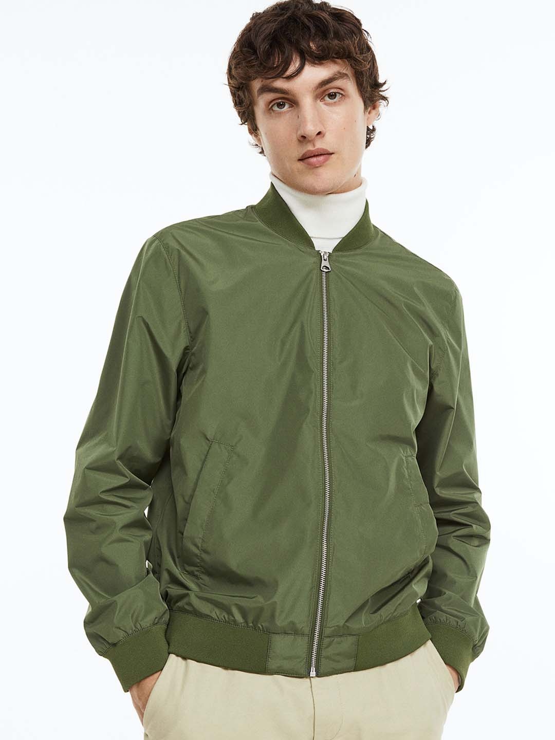 

H&M Bomber Jacket, Olive