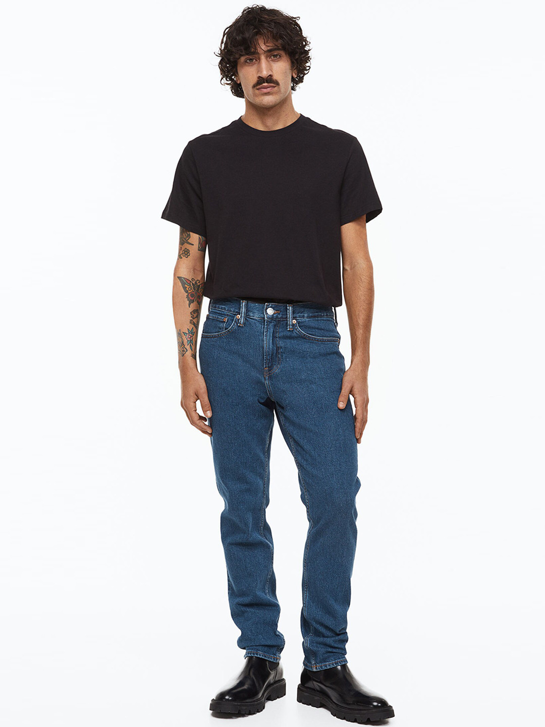 

H&M Men Slim Jeans, Blue