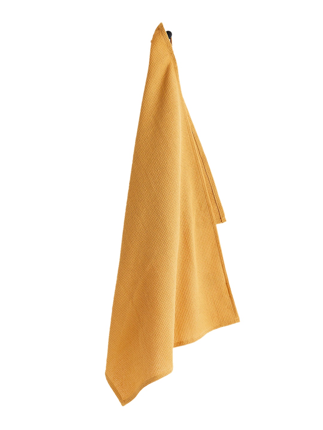 

H&M Mustard Yellow Pure Cotton Waffled Tea Towel