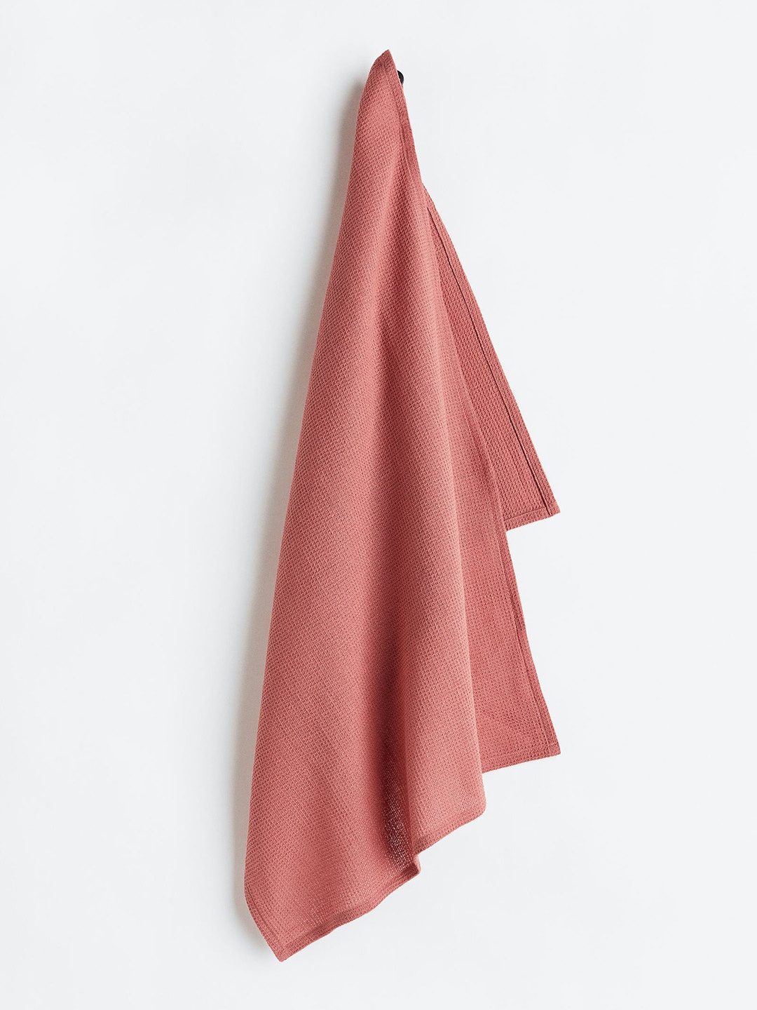 

H&M Red Pure Cotton Waffled Tea Towel