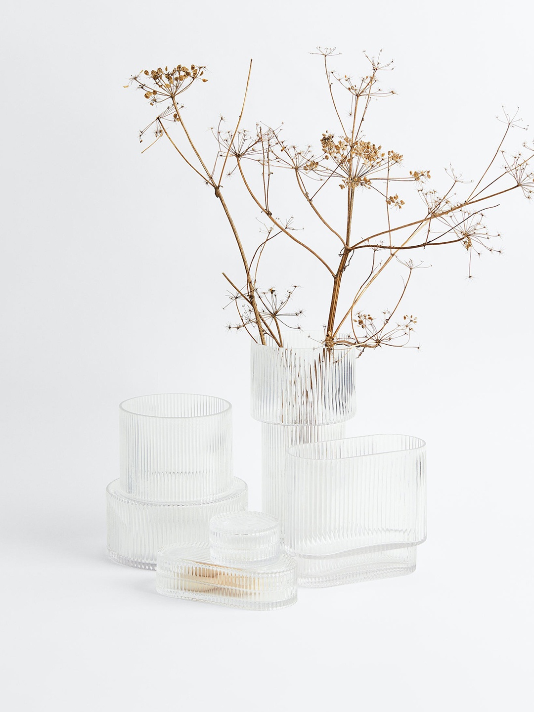 

H&M Transparent Round Glass Box