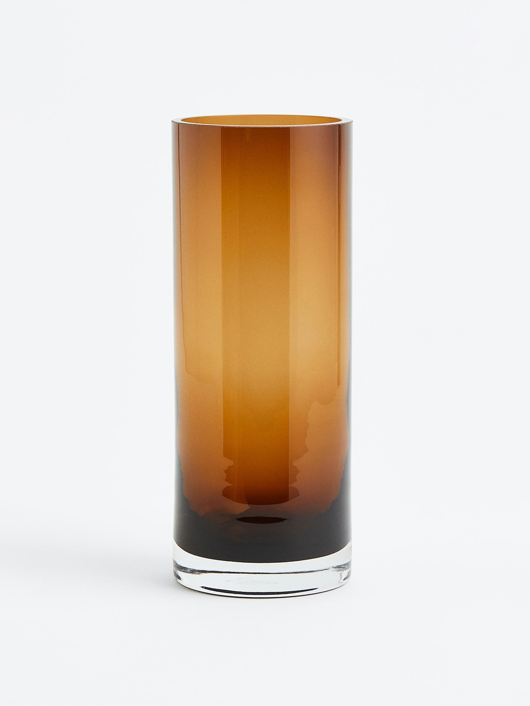 

H&M Orange Tall Glass Vase