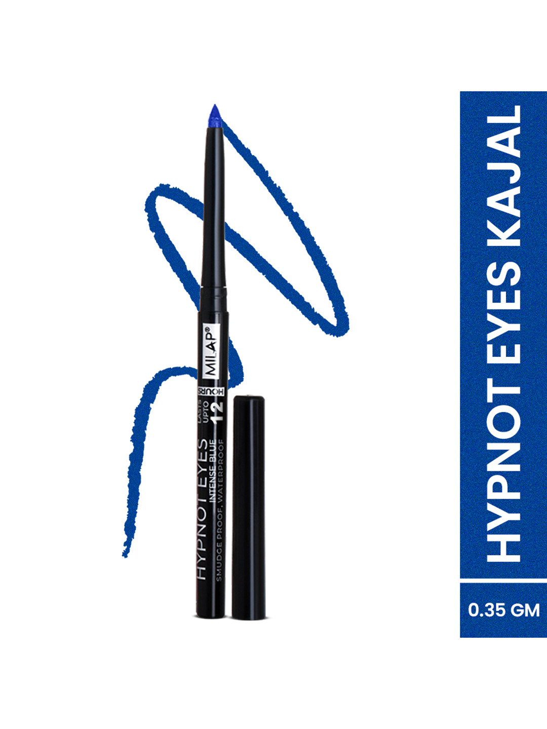 

MILAP MILAP Hypnot Eyes 12hrs Smudgeproof & Waterproof Kajal 0.35 g - Intense Blue