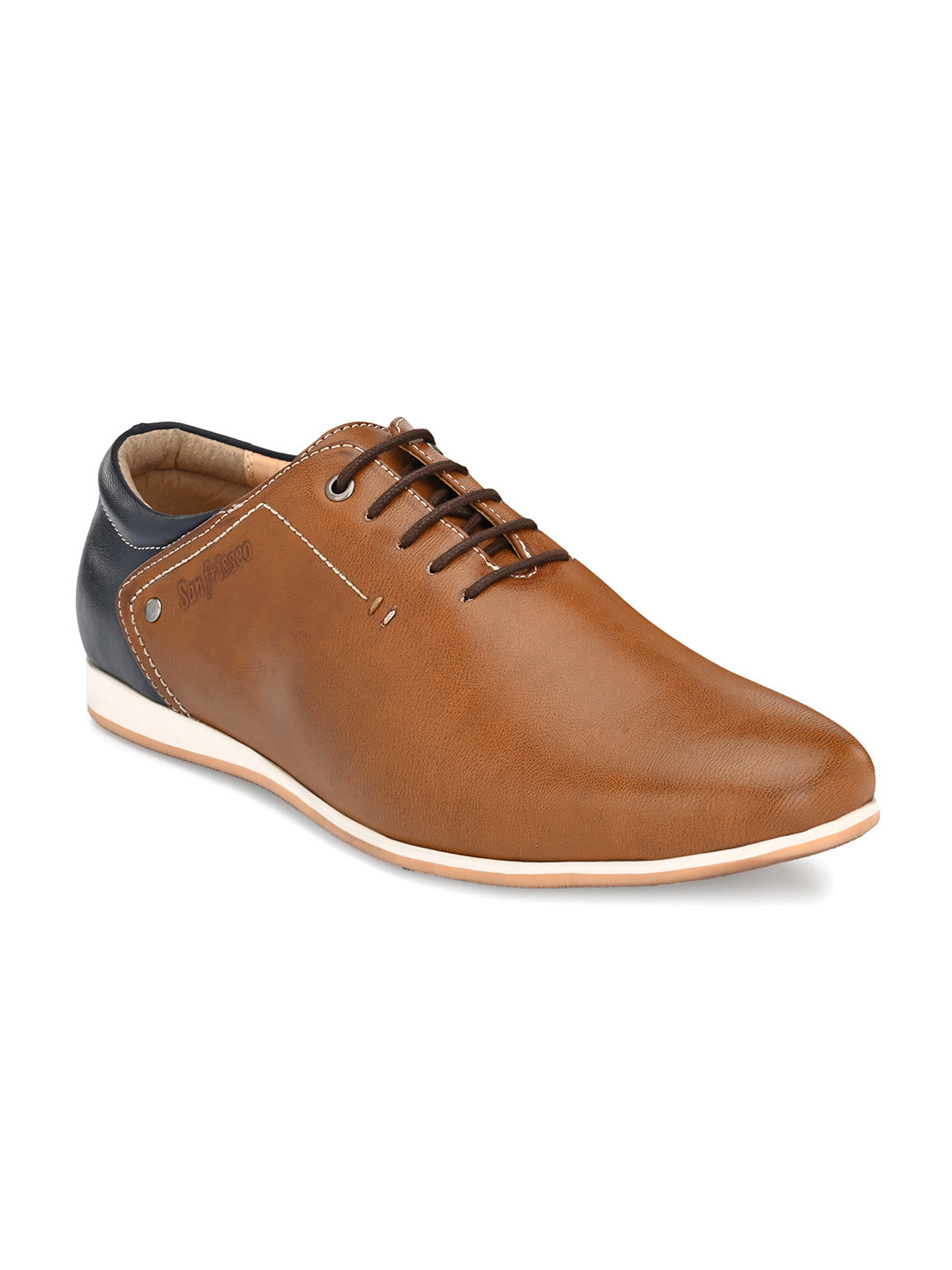 

San Frissco Men Lightweight Comfort Insole Derbys, Brown