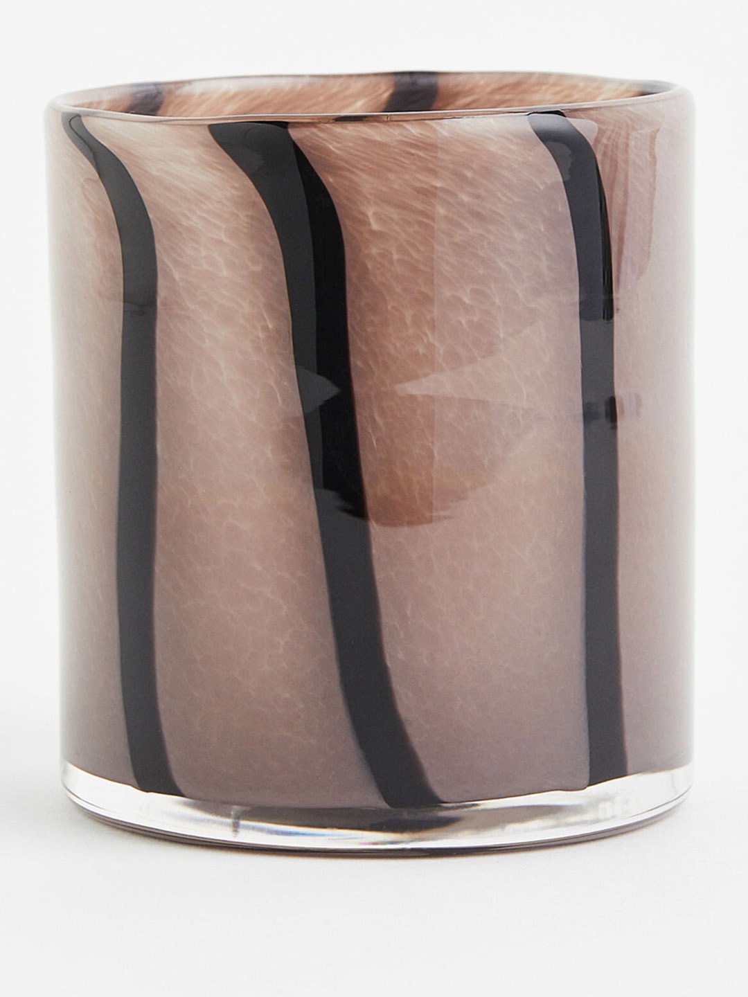 

H&M Brown Glass Tealight Holder