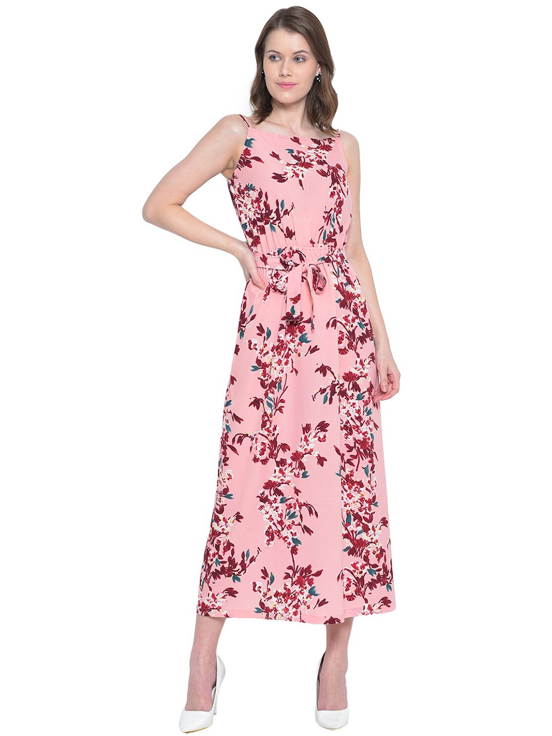 

Mayra Floral Printed Maxi Dress, Pink