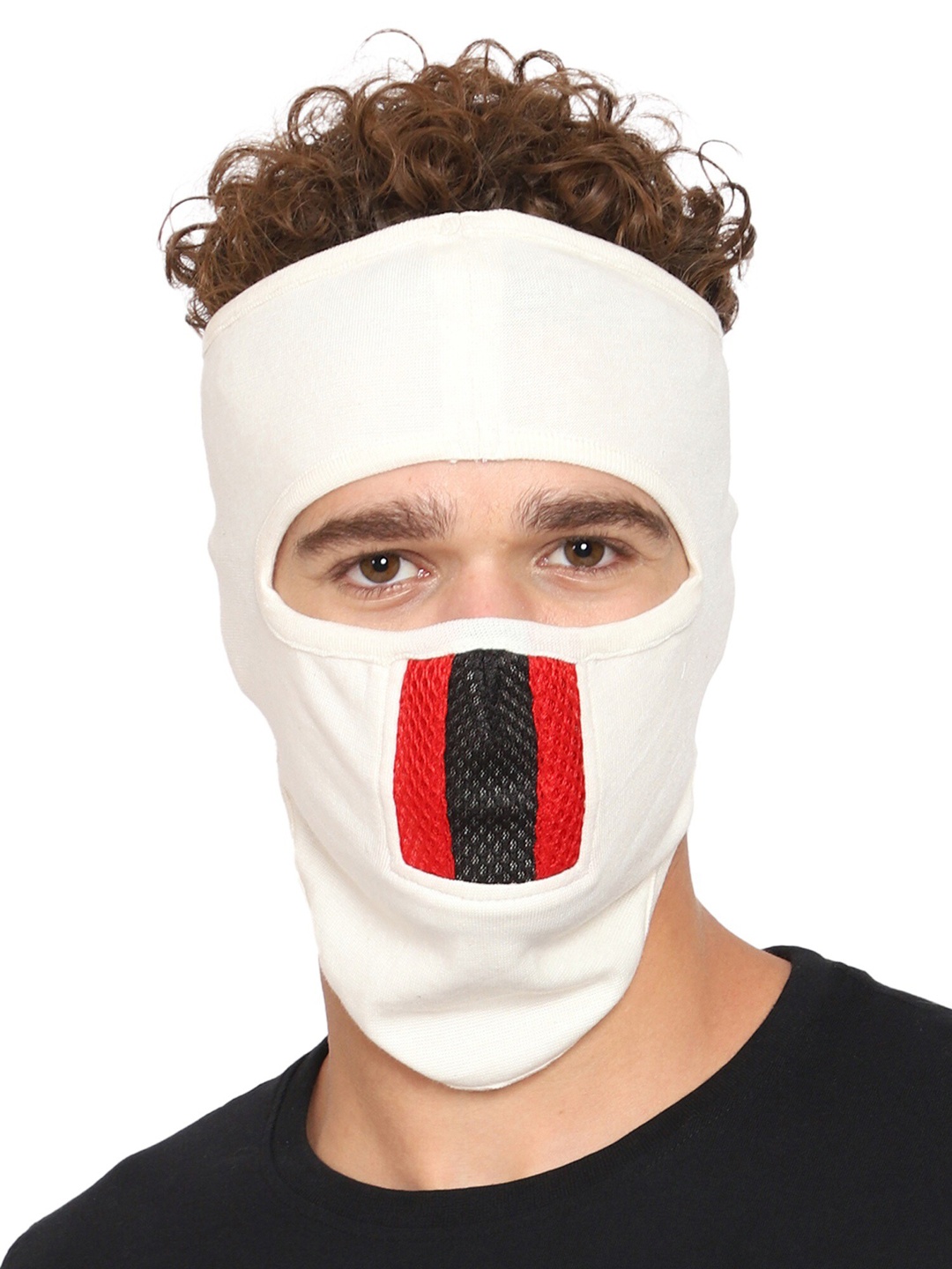 

Gajraj Single-Ply Anti Pollution Reusable Face Mask with Air Filter Mesh, Cream