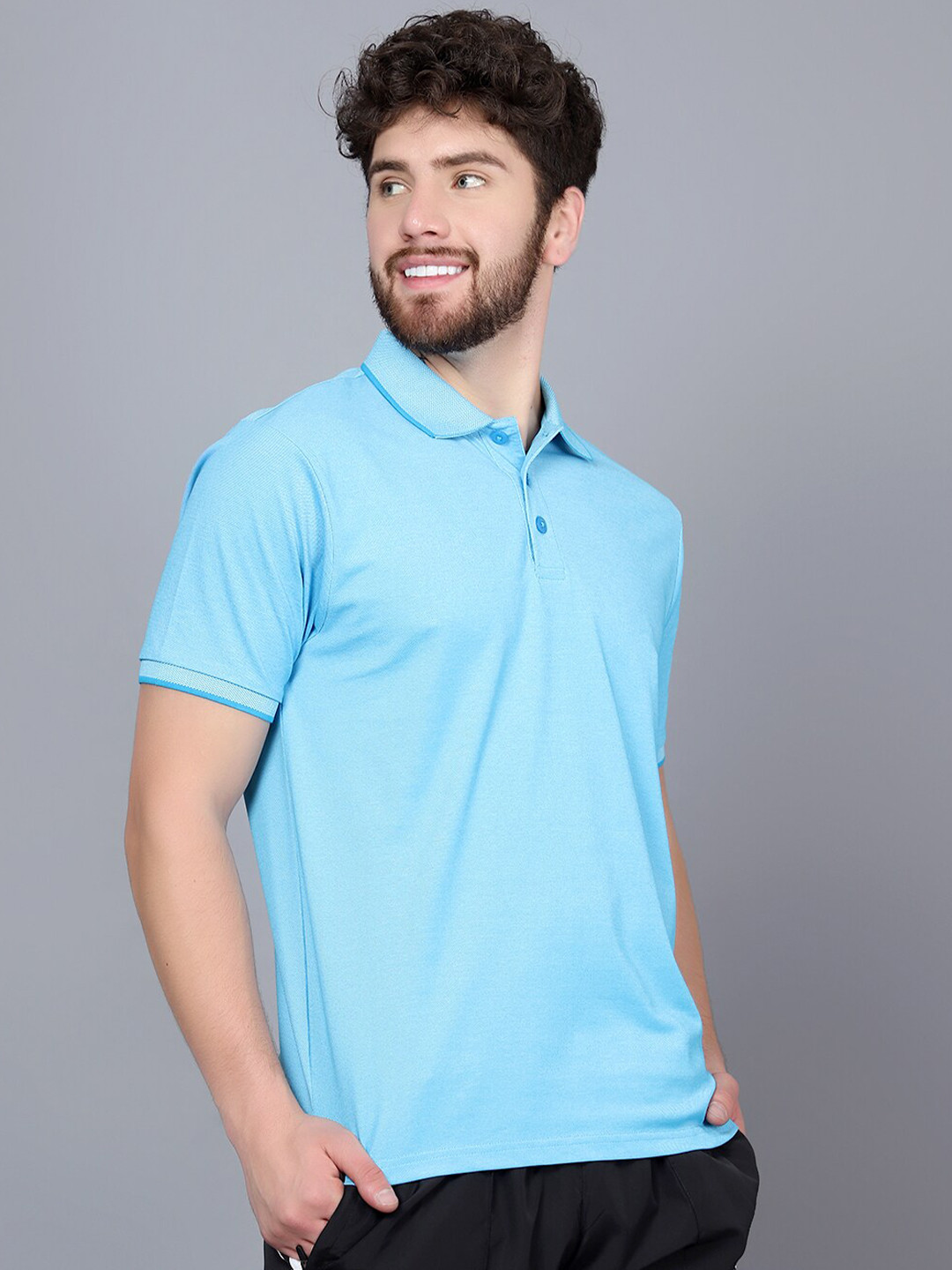 

Shiv Naresh Polo Collar T-shirt, Blue