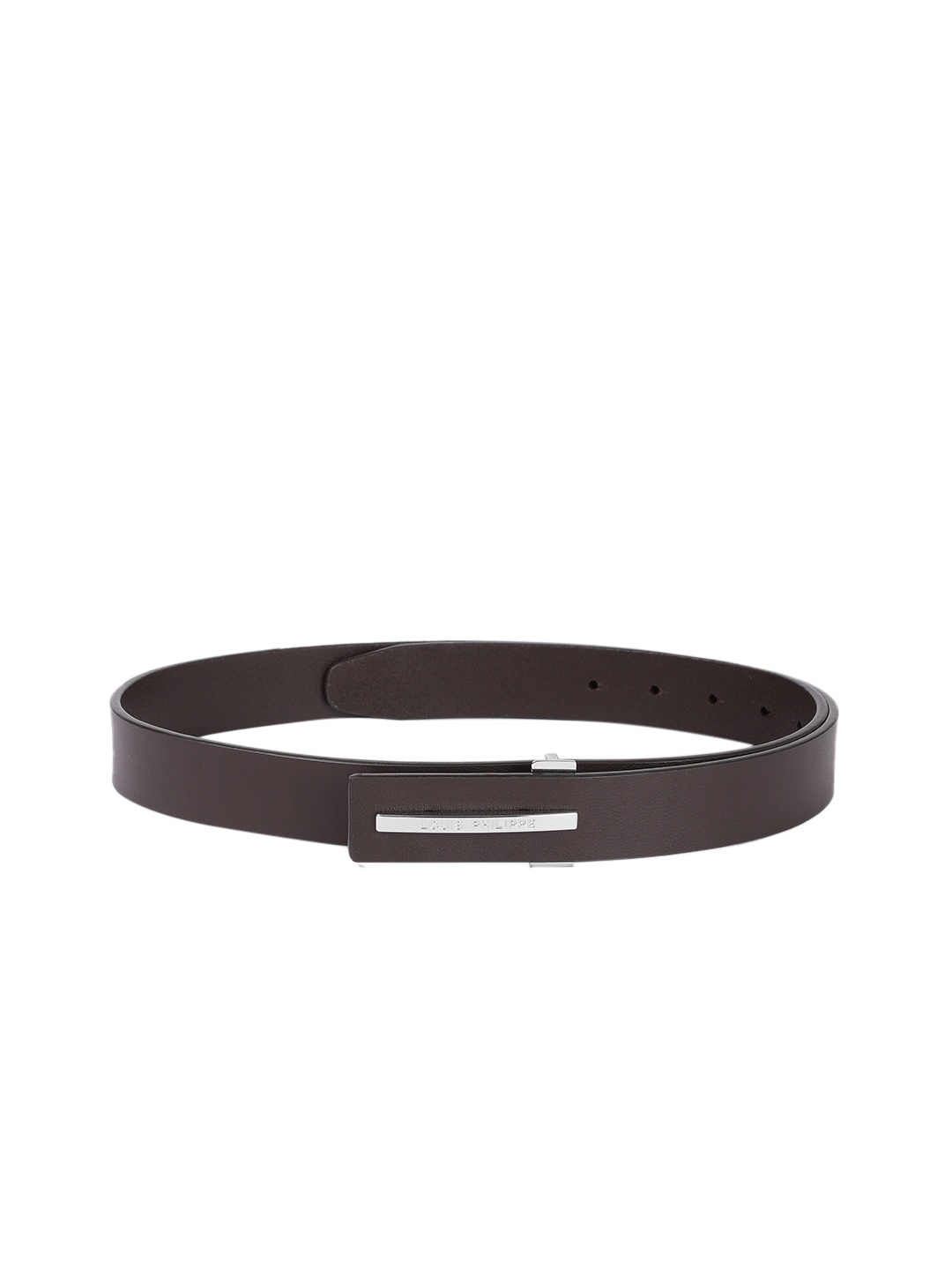 

Louis Philippe Men Leather Belt, Brown