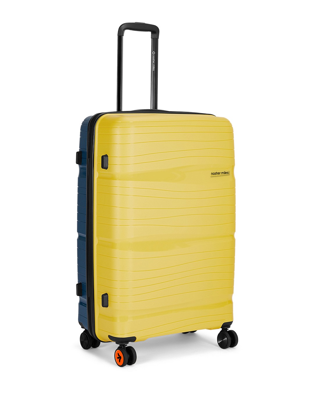 

Nasher Miles Nicobar Colourblocked Hard-Sided Polypropylene Large Trolley Bag, Yellow