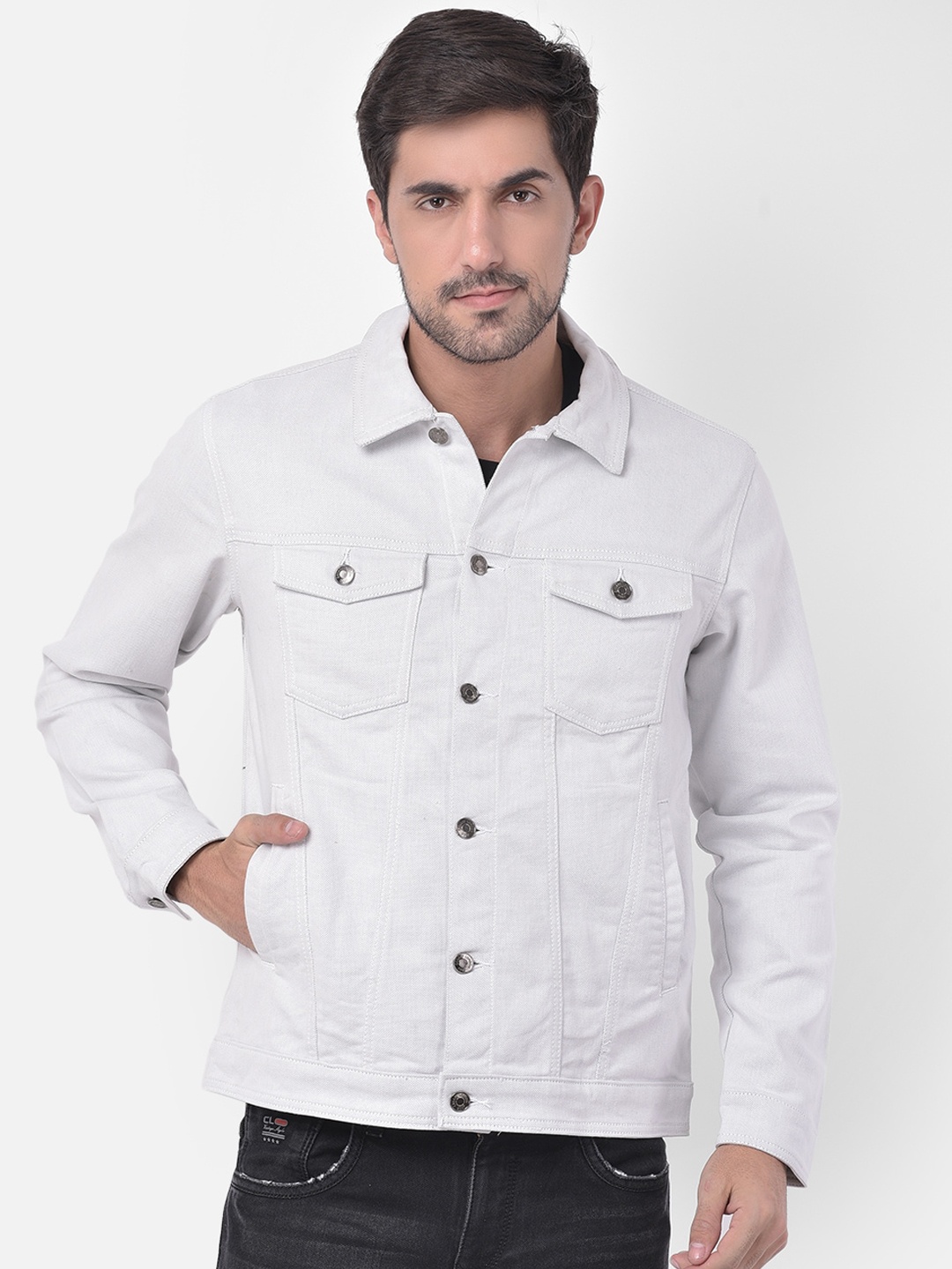 

Canary London Lightweight Denim Jacket, White