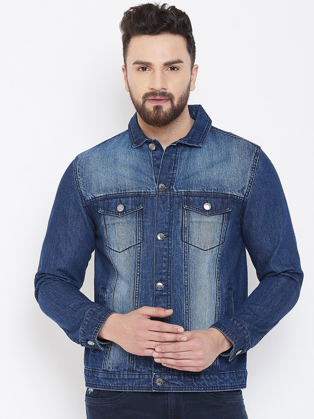 

Canary London Washed Lightweight Denim Jacket, Blue