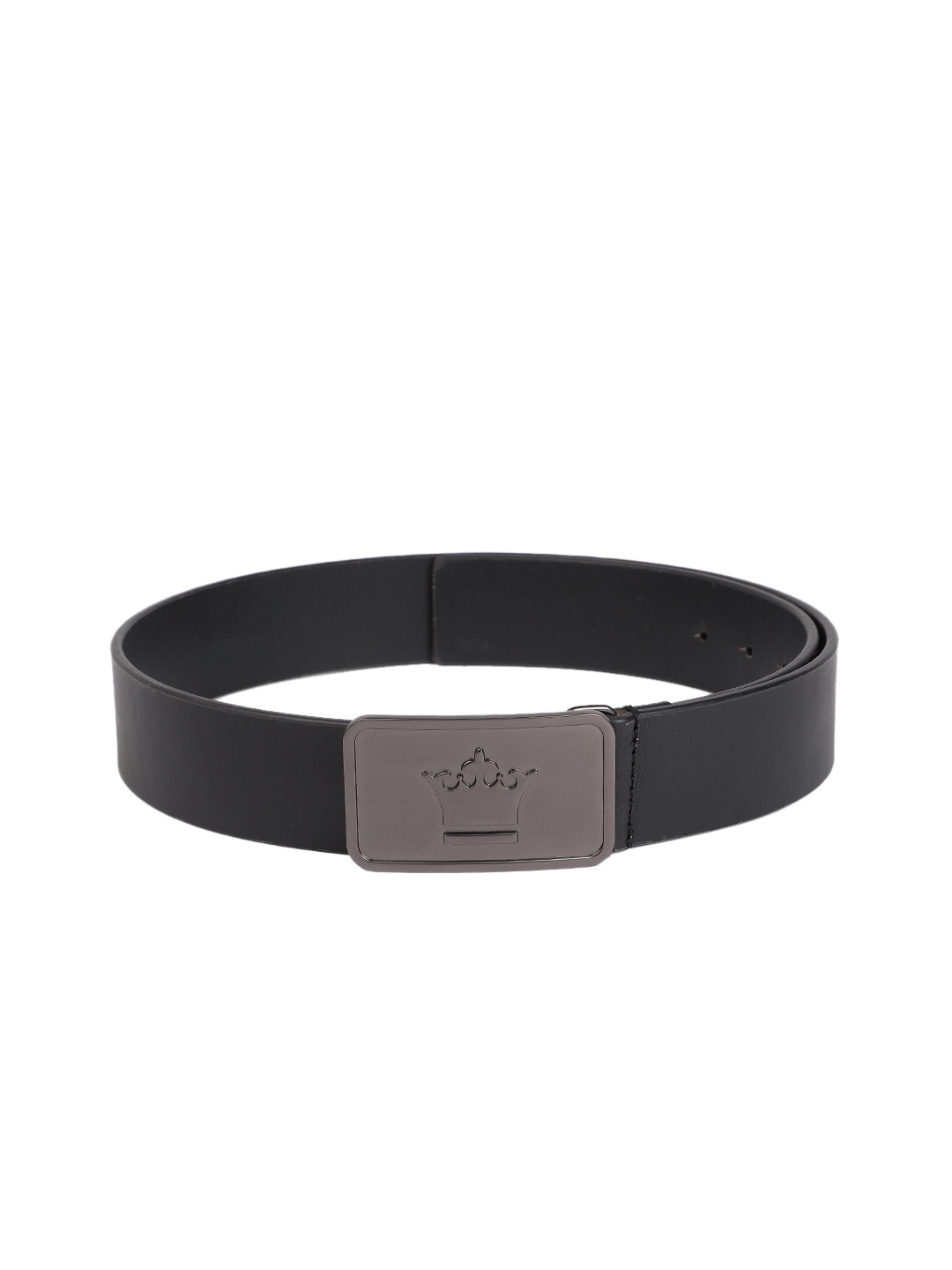 

Louis Philippe Sport Men Solid Leather Belt, Black