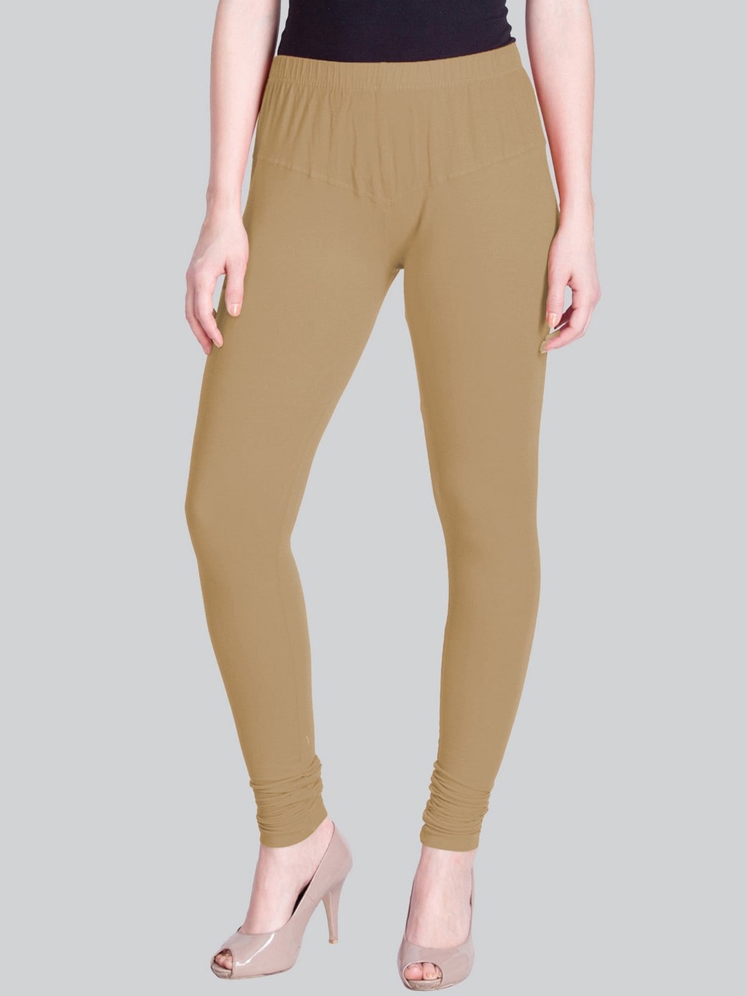 

LYRA Premium Churidar-Length Leggings, Brown