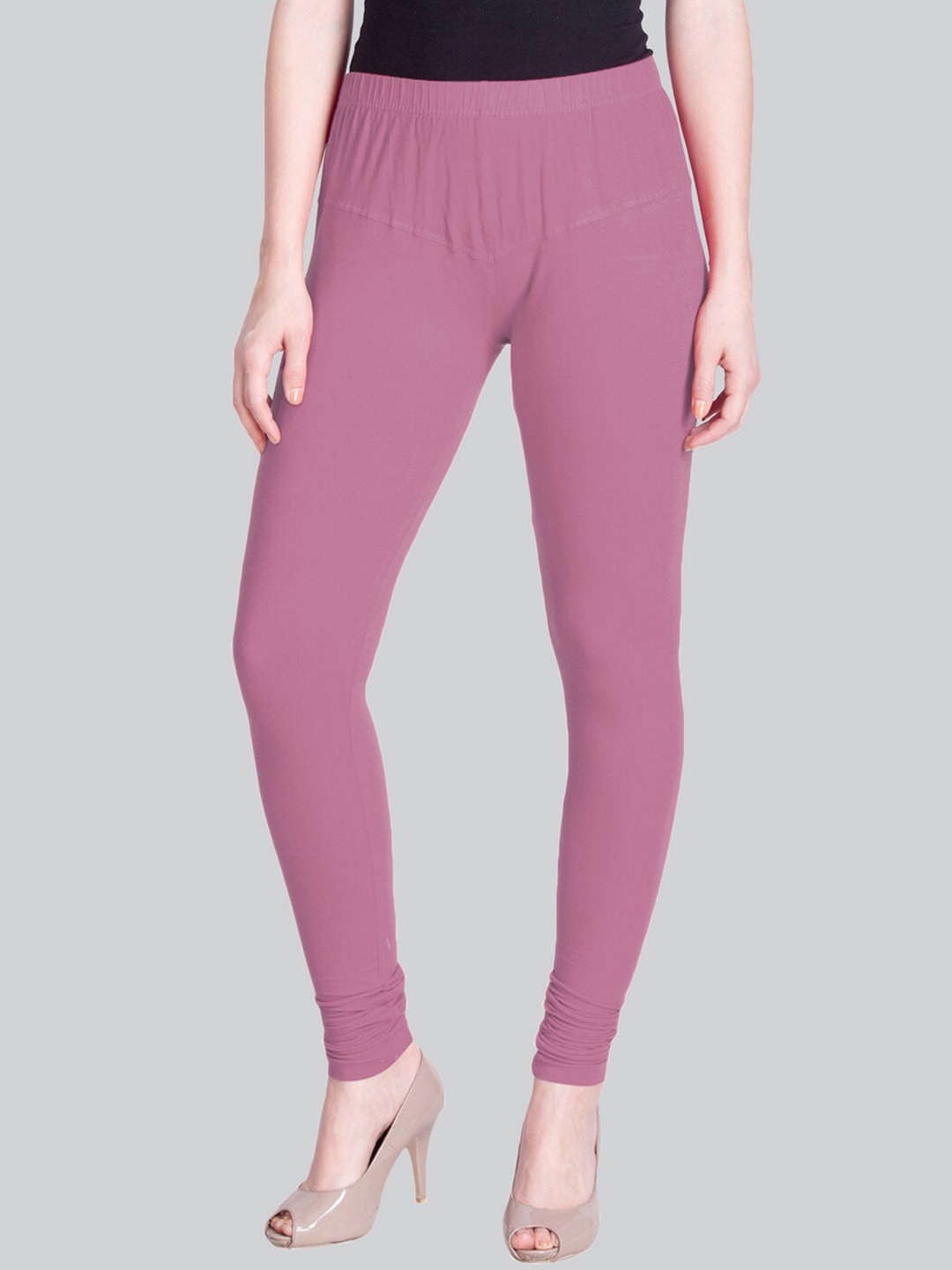 

LYRA Premium Churidar-Length Leggings, Mauve