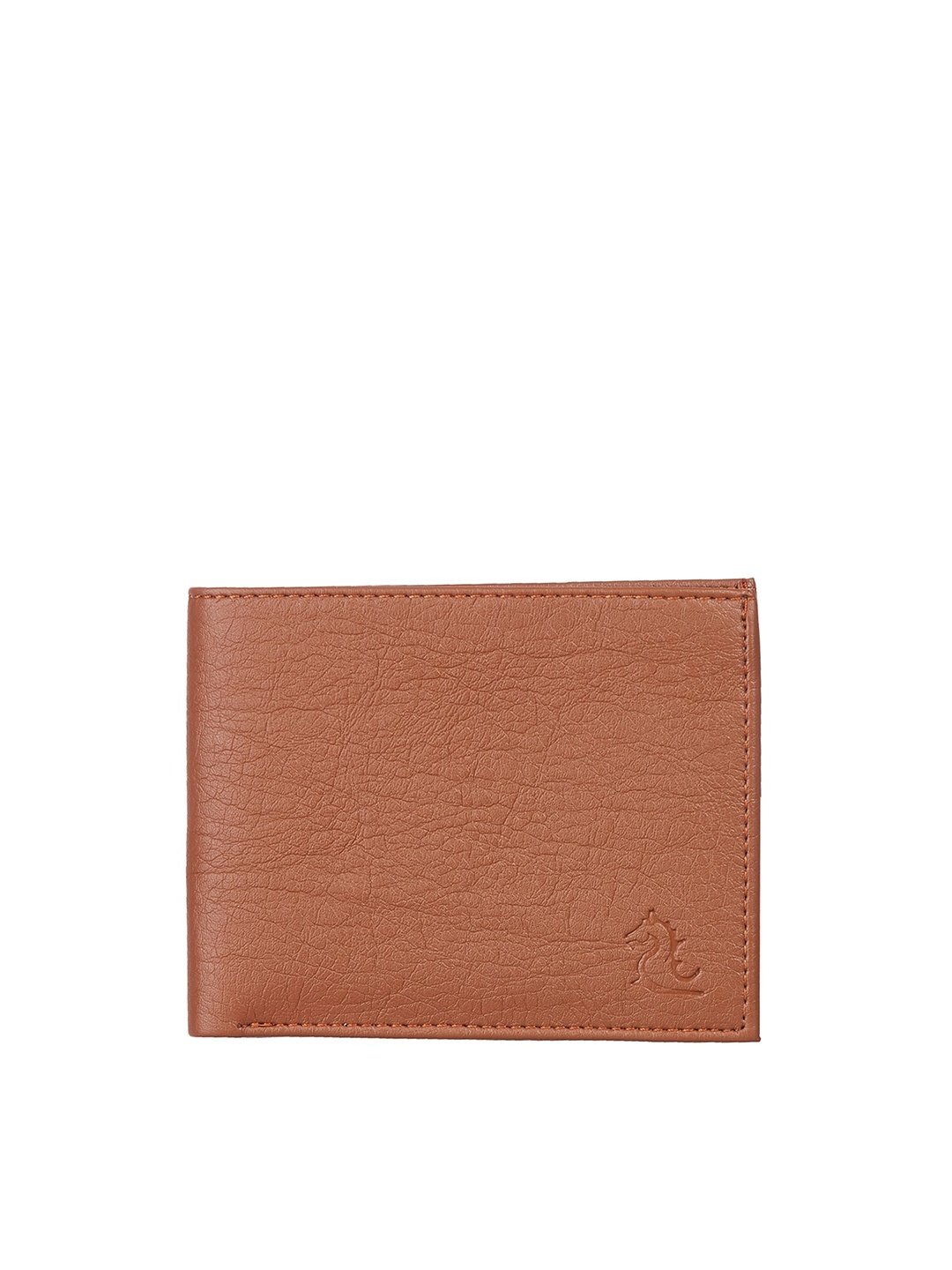 

Kara Men Faux Leather Two Fold Wallet With Removable Plastic, Tan