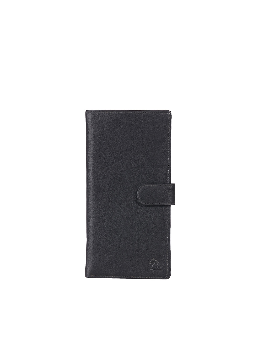 

Kara Unisex Black Leather Passport Holder
