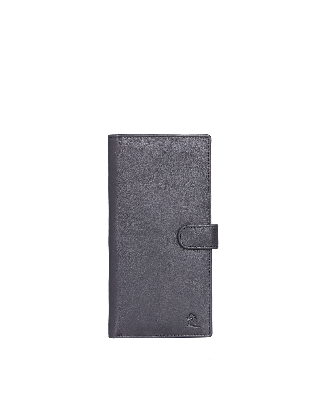 

Kara Leather Passport Holder, Grey