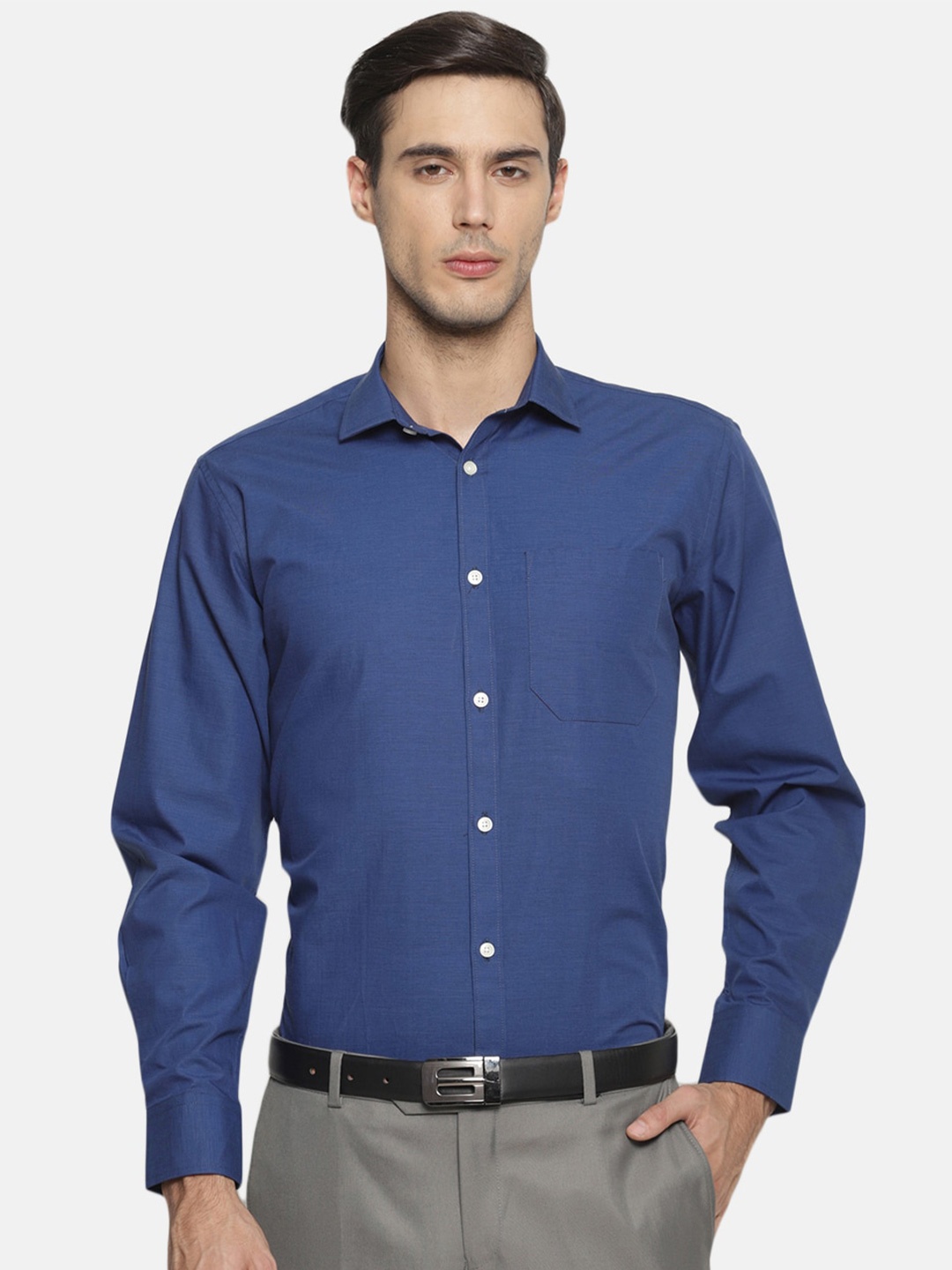 

Balista Men Formal Cotton Shirt, Blue