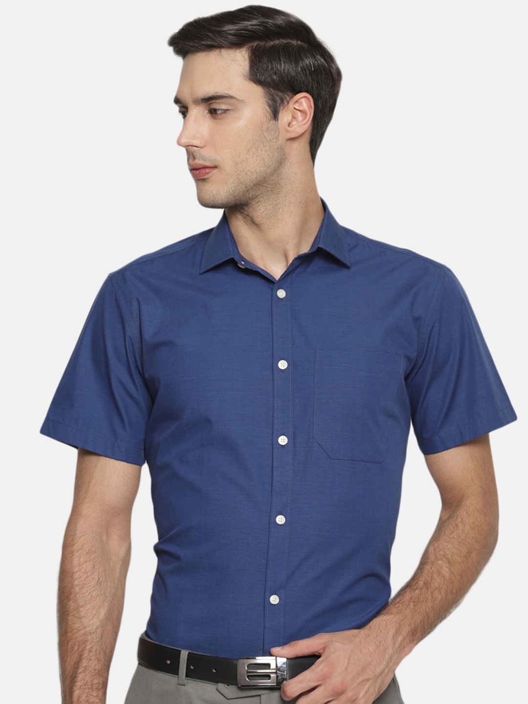 

Balista Men Formal Cotton Shirt, Blue