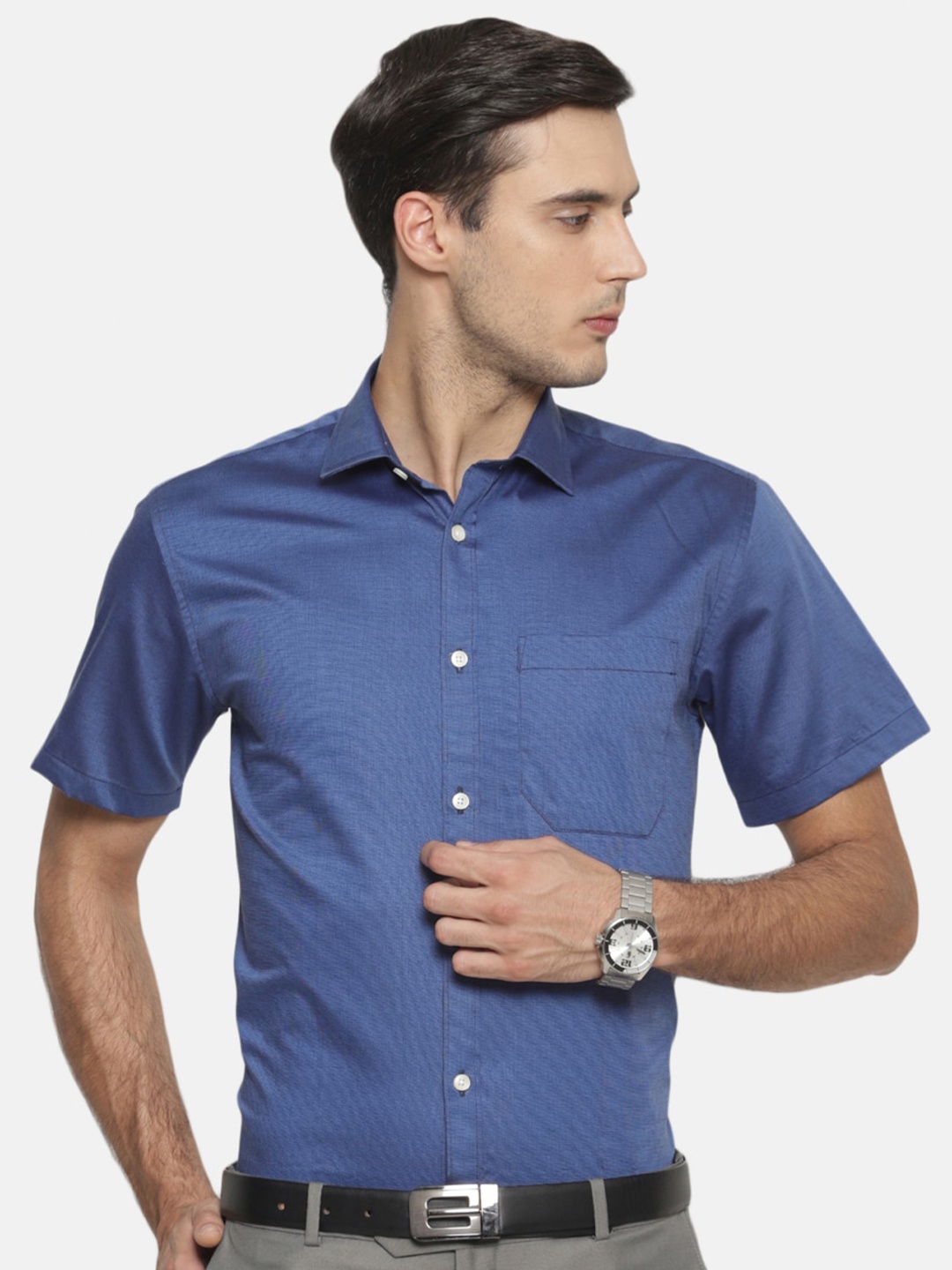 

Balista Formal Cotton Shirt, Navy blue