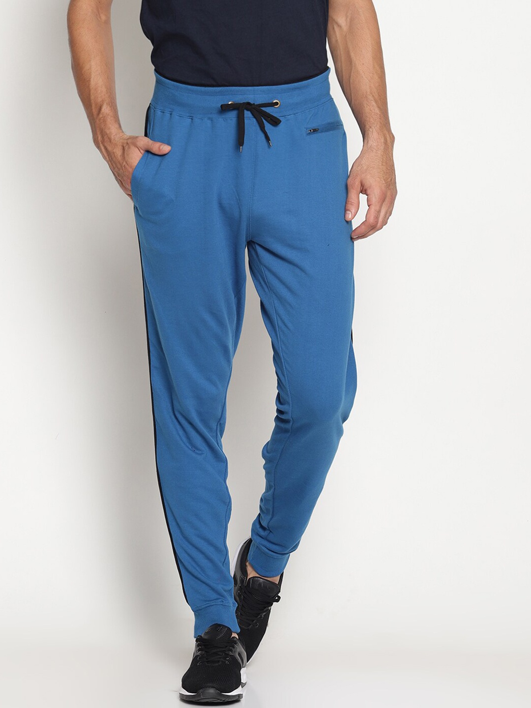 

Balista Men Cotton Training Or Gym Regular Fit Joggers, Blue