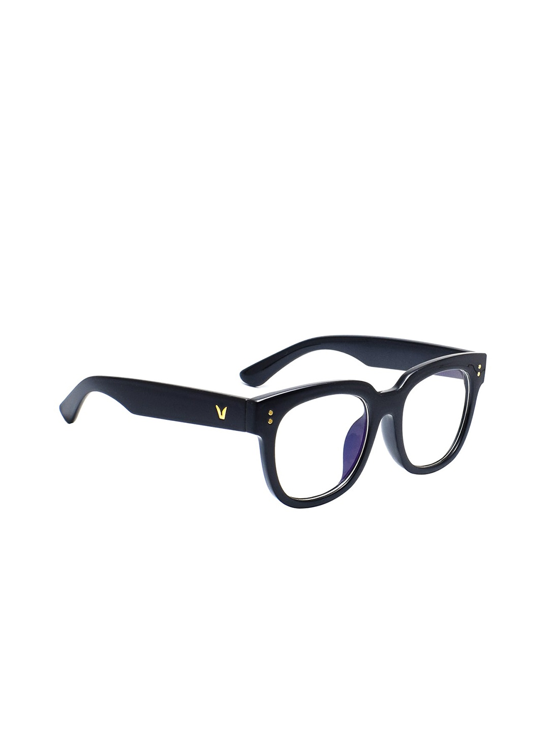 

Peter Jones Eyewear Unisex Full Rim Square Frames, Black