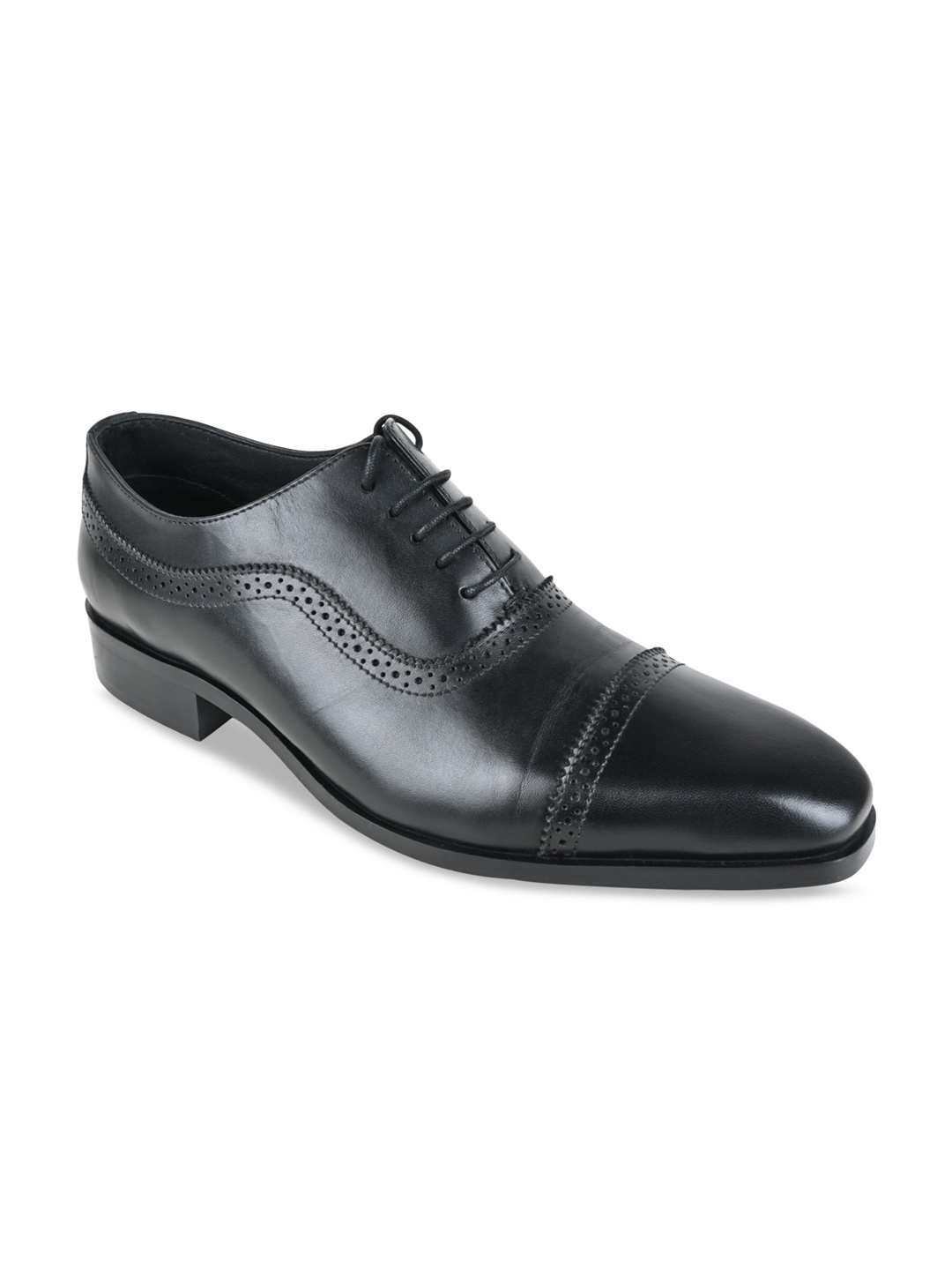 

Regal Men Leather Formal Oxford Shoes, Black