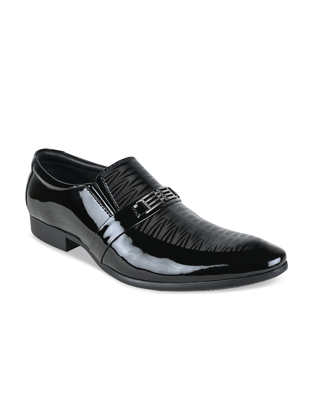 

Regal Men Leather Formal Slip-On Shoes, Black