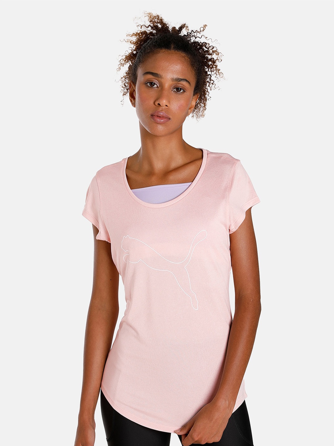 

Puma PERFORMANCE HEATHER CAT Top, Pink