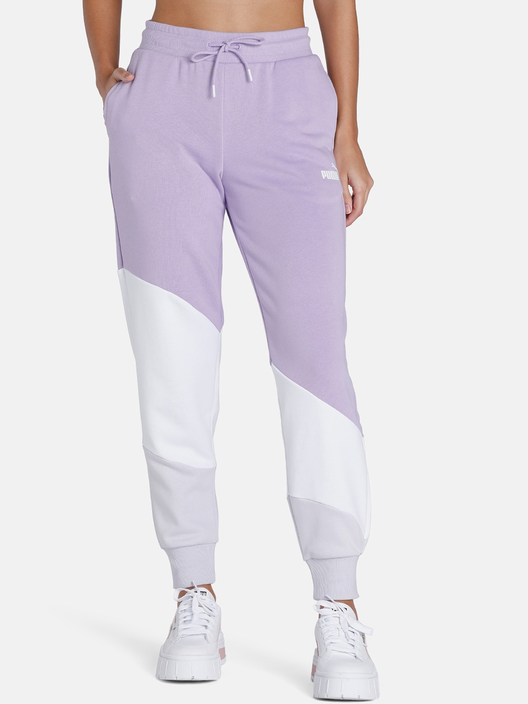 

Puma Women POWER Cat Cotton Joggers, Violet