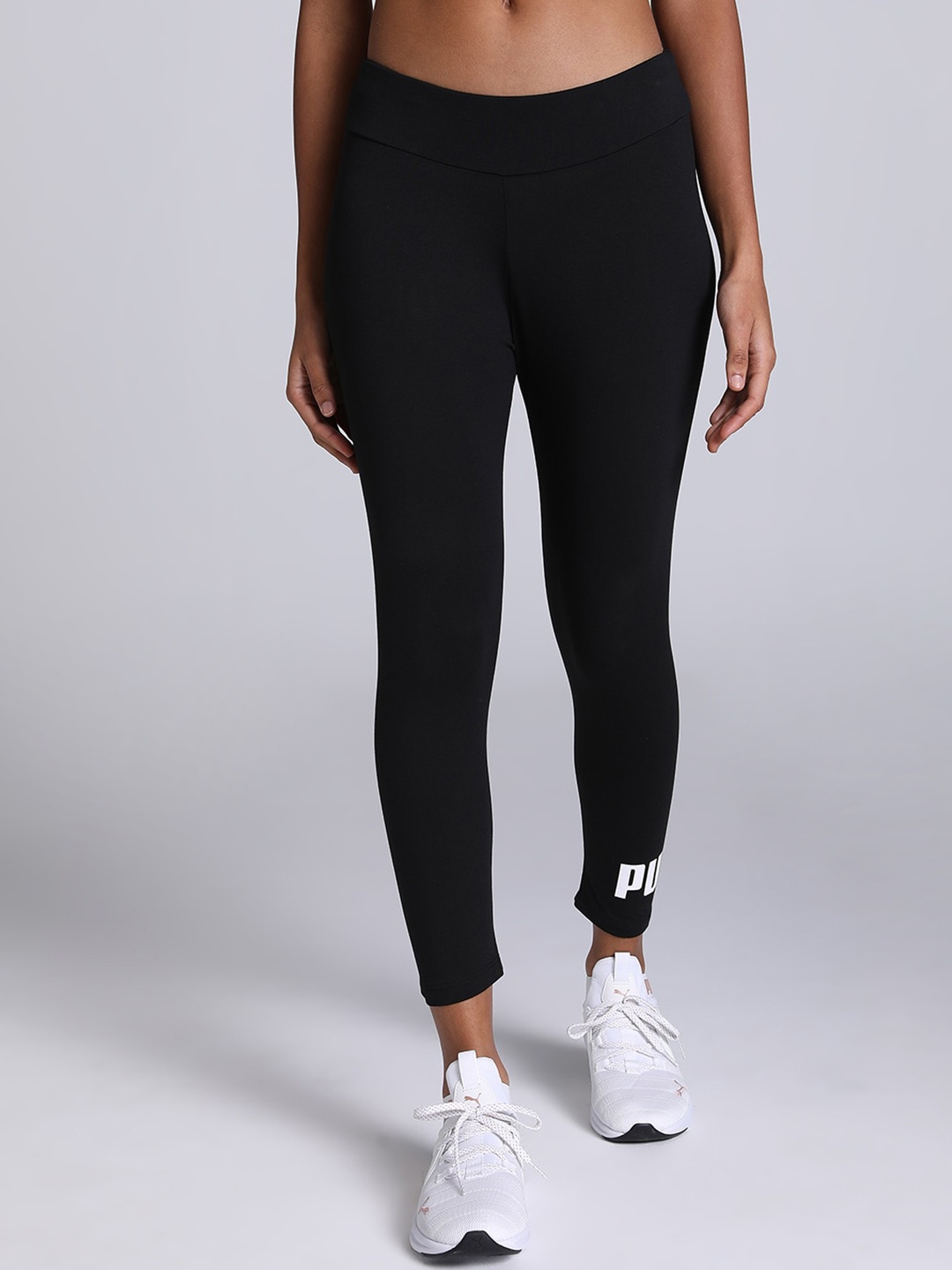 

Puma Women PUMA ESS 3/4 Logo Leggings Tights, Black