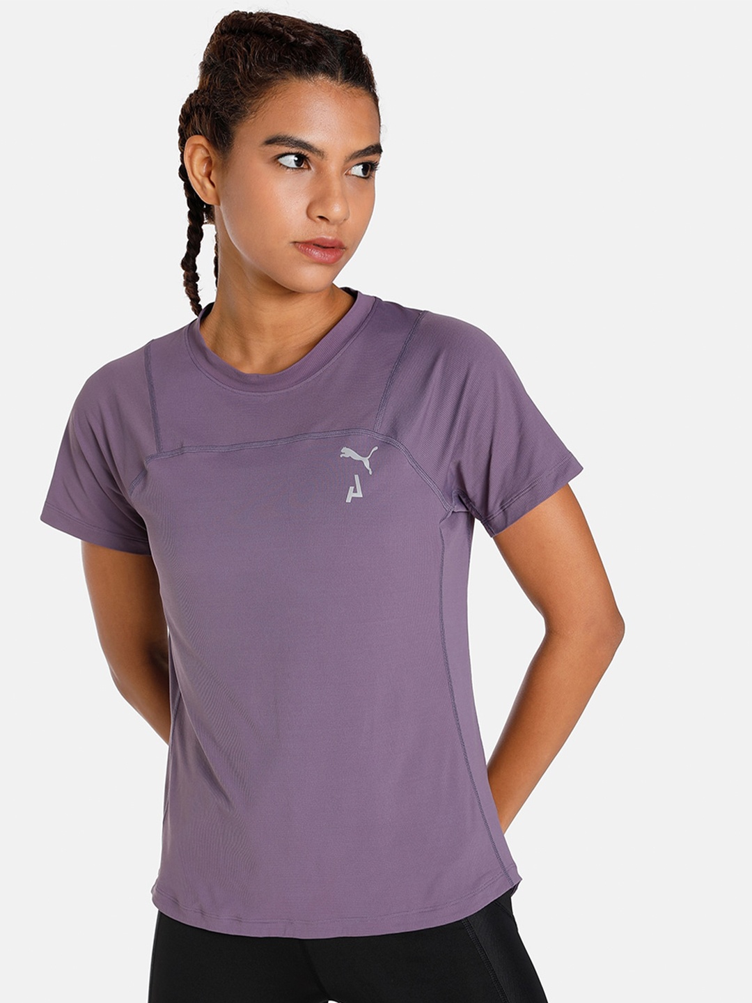 

Puma W SEASONS COOLCELL Slim-Fit T-Shirts, Purple