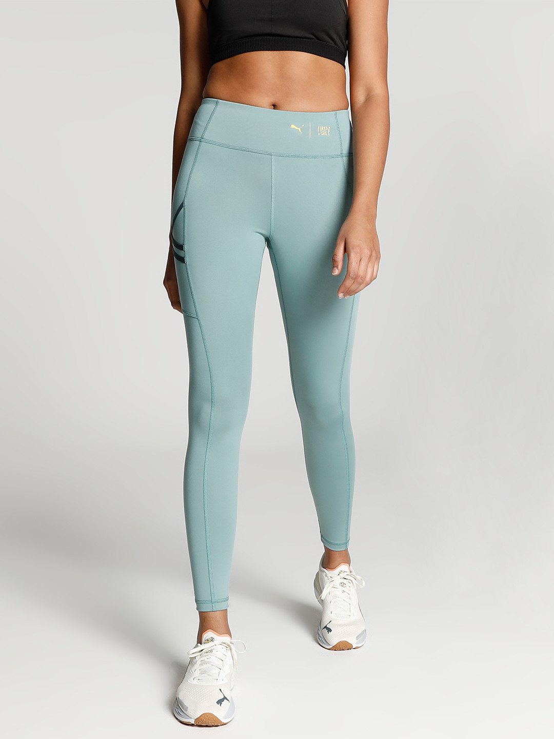 

PUMA Women W First Mile Running Tights, Sea green